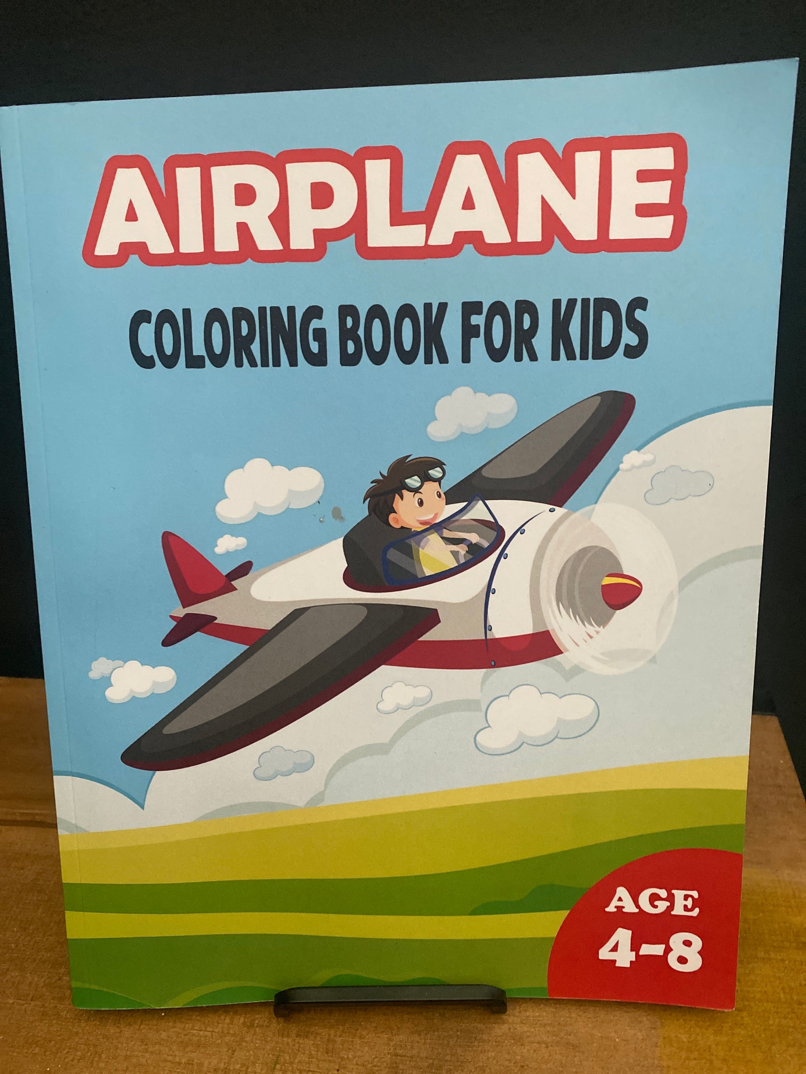 Airplane Coloring Book for Kids 4-8