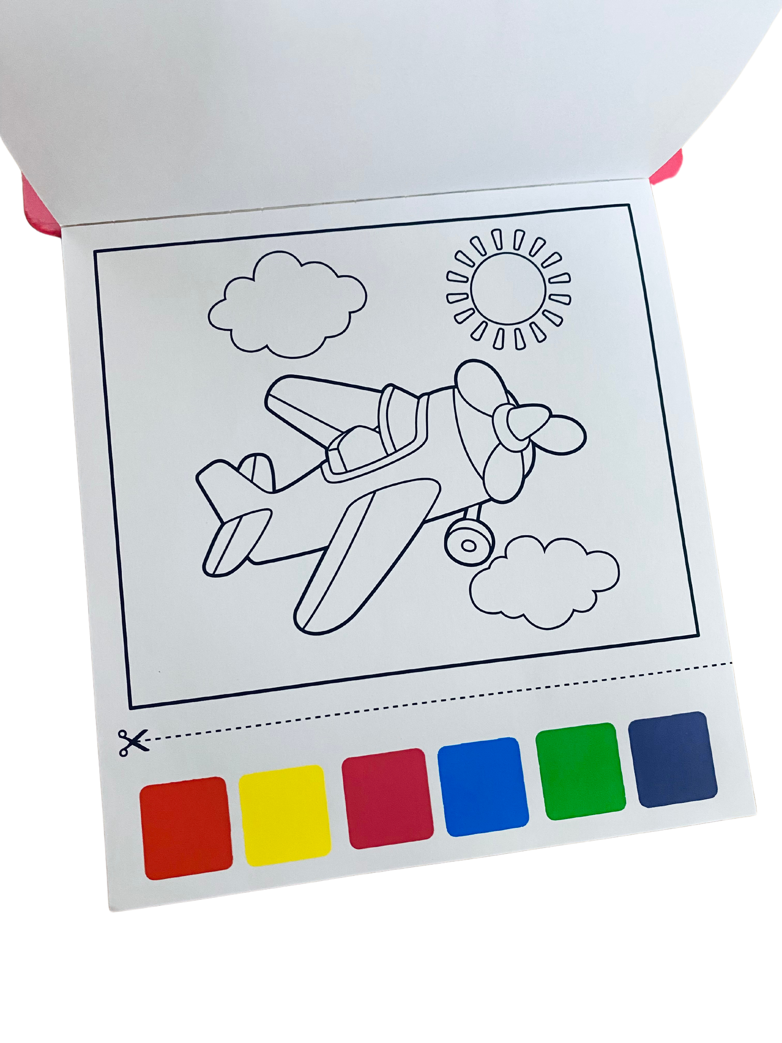 Transportation Paint Activity Book