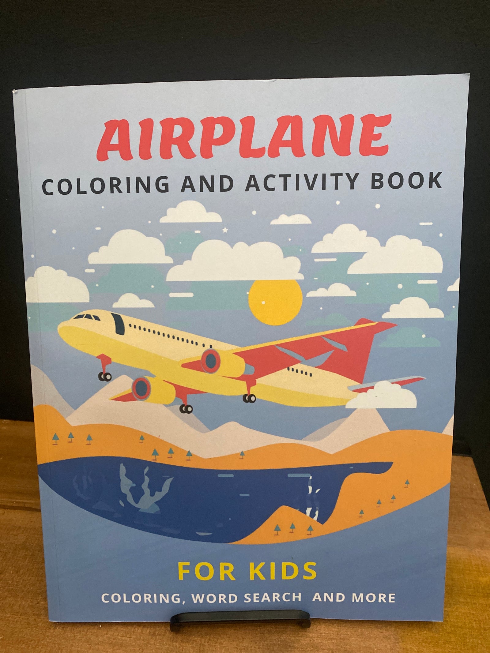 Airplane Coloring & Activity Book