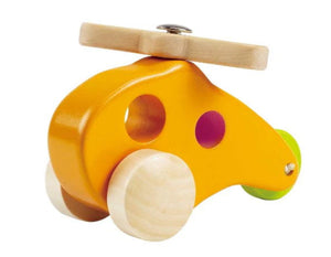 Special Hape 2-pack: The Little Wooden Plane + Little Copter