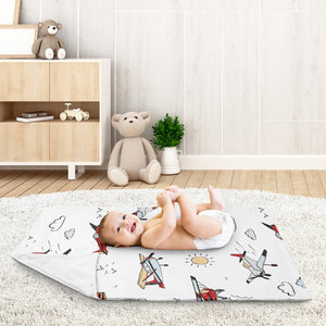Single-Engine Adventures Cozy Baby Blanket